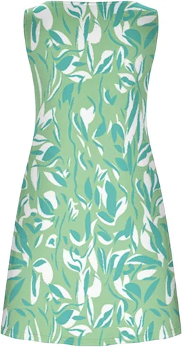 Miniatura 4 de Vestidos de cóctel midi para mujer Vestido de columpio con estampado ajuste holgado Ropa Vestido Cuello Redondo Mangas