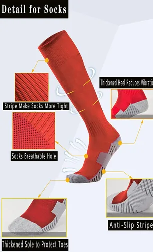Miniatura 3 de Calcetines de béisbol 3 pares para niños, jóvenes y adultos (4 a 20 años) calcetines deportivos de equipo, calcetines de fútbol atléticos