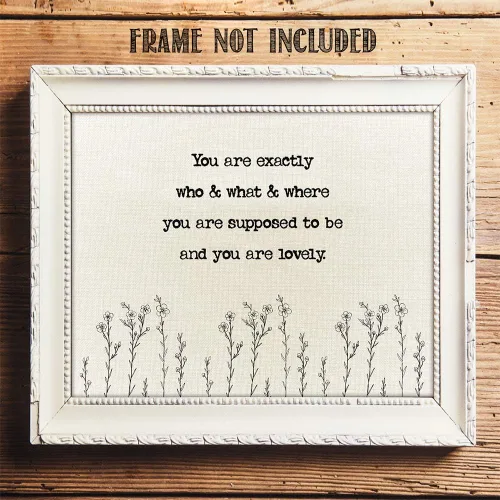 Miniatura 8 de TJ Originals - Arte de versículos bíblicos de Pedro 3:4 - Impresión artística de pared con texto en inglés "You Are Lovely You Are Special