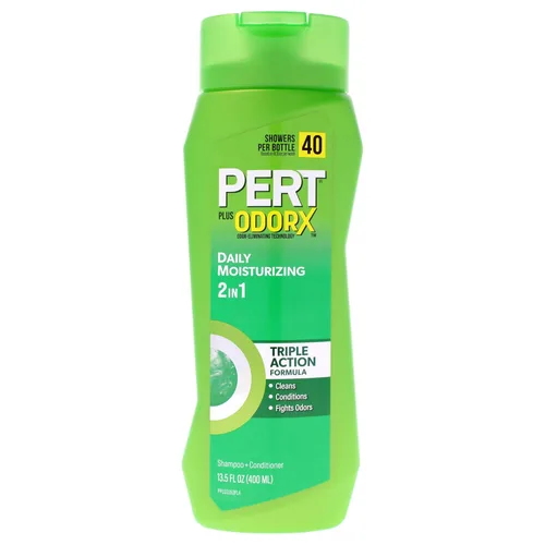 Pert Plus Champú y acondicionador 2 en 1 Happy Medium (para cabello normal), 13.5 oz