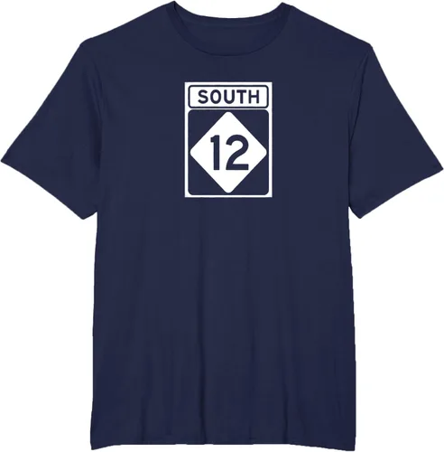 Miniatura 42 de Highway 12 South NC Outer Banks North Carolina Hwy - Camiseta, Negro, S