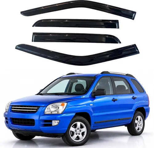 Miniatura 12 de Visor para ventana IG para Hyundai Venue 2020-2023, protector contra la lluvia, adhesivo extra duradero, deflector de viento para lado