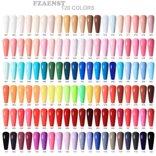Miniatura 2 de FZANEST Esmalte de uñas en gel azul bebé, color de verano amarillo esmalte en gel para arte de uñas removible LED UV #D15