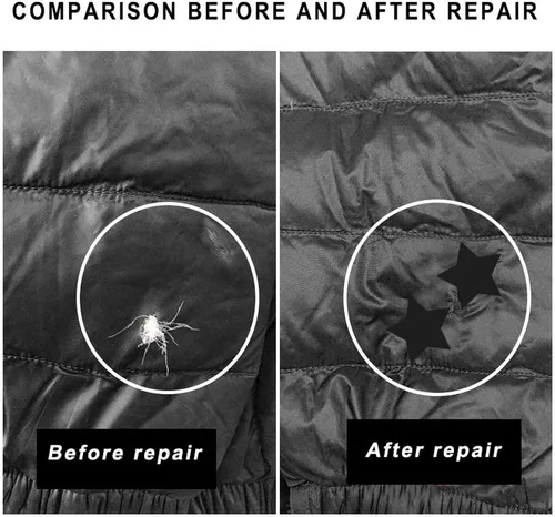Miniatura 5 de 8 parches de reparación de nailon, autoadhesivos e impermeables, parches de reparación ligeros, regalos para ropa, chaqueta, tienda de campaña