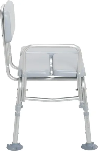 Miniatura 5 de Drive Medical 12005KD-1 Silla acolchada para ducha, color gris