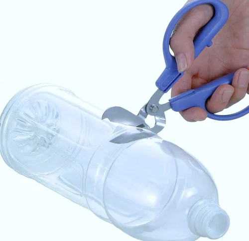 Miniatura 4 de CANARY Tijeras de botella de plástico 6.3 "Tijeras artesanales para botella de agua, contenedor de plástico, hechas en Japón