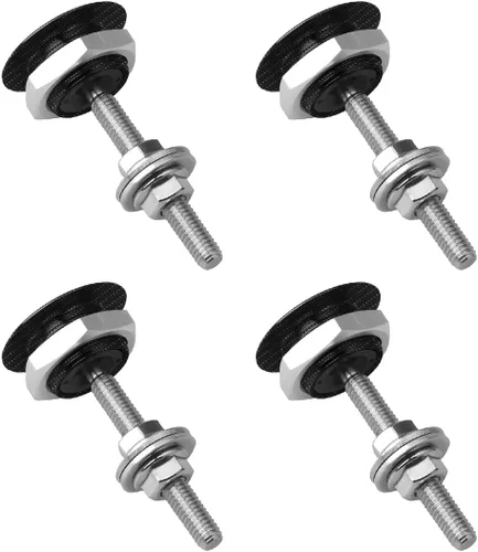 Miniatura 11 de 4 piezas de pasadores universales para cofre de vehículo, clip de cierre rápido para placa de matrícula, kit de botón de presión para cofre, cierre