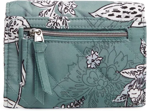 Miniatura 3 de Vera Bradley Cartera compacta Riley de sarga de rendimiento para mujer con protección RFID