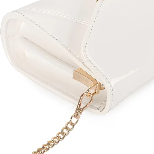 Miniatura 5 de DEXMAY - Bolso de mano de noche para mujer, de charol sintético, plegable, bolso formal