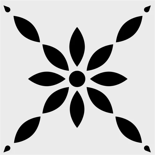 Plantillas de pared para pintar con patrón grande de 12 x 12 pulgadas, plantillas de suelo grandes reutilizables, plantillas de azulejos simples NS5