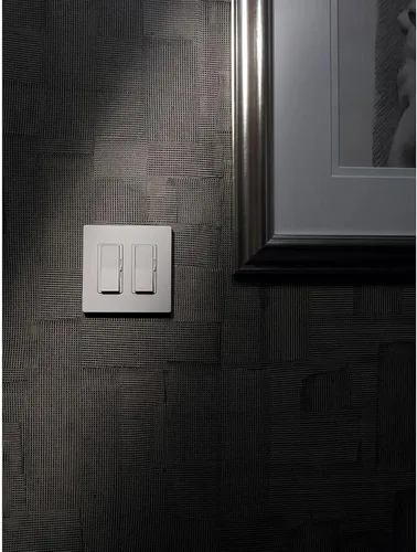 Miniatura 4 de Lutron DVSCELV-300P-BI Diva - Regulador electrónico de bajo voltaje de 300 vatios de un solo polo, galleta