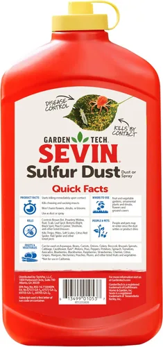 Miniatura 15 de Sevin 100547227 Polvo de azufre 1.25 LB, etiqueta blanca
