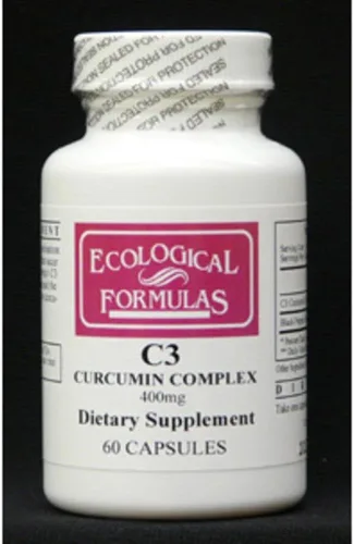 Ecological Formulas, C3 Curcumina Complejo 400 mg 60 Cápsulas