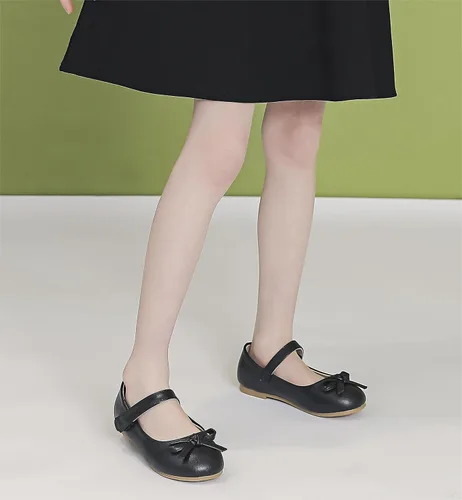 Miniatura 7 de kkdom Zapatos de vestir para niña, zapatos planos de ballet Mary Jane, zapatos escolares para niños pequeñosniños grandes