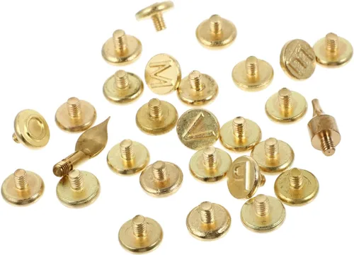 1 juego de puntas de cobre para quemar madera, puntas de soldador para pirografía, sellos creativos del alfabeto para carpintería, manualidades,