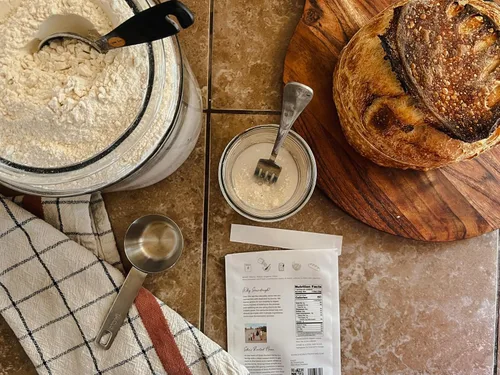 Miniatura 7 de Shes Rooted Home Cultivo básico de masa madre Iniciador activo de estilo artesanal para hornear pan de masa madre Perfecto para pizza
