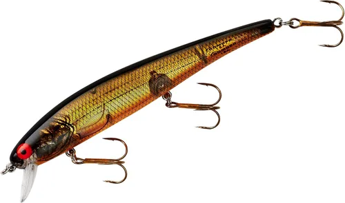 Miniatura 68 de Bomber Señuelos Long A Slender Minnow Jerbait Señuelo de Pesca a rayas (Baby Striper)