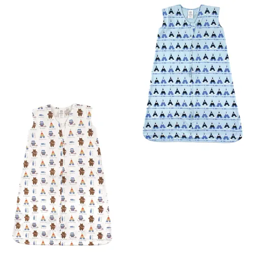 Miniatura 3 de Luvable Friends - Saco de dormir para bebé sin mangas, diseño unisex, Saco de dormir de algodón sin mangas, saco de dormir, manta, 18-24 meses