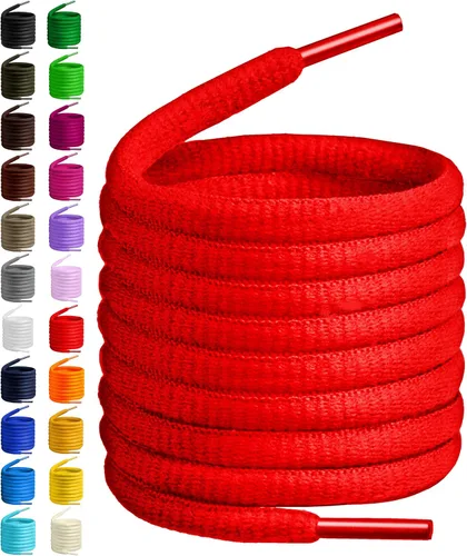 BIRCH's cordones de zapatos ovalados de 14 pulgadas, 4 longitudes diferentes, 27 colores