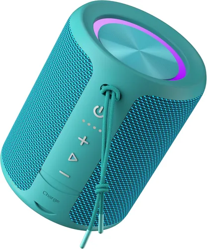 Miniatura 12 de Altavoz Bluetooth portátil, IPX7 impermeable altavoz inalámbrico con sonido estéreo fuerte de 20 W, tiempo de reproducción de 15 horas y luz RGB