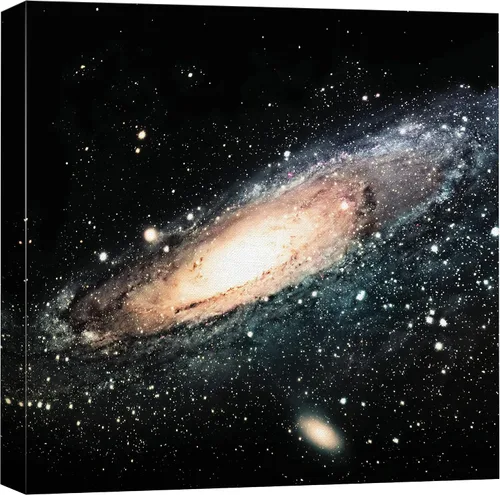 Miniatura 60 de Lienzo decorativo con diseño de un hermoso paisaje, para la decoración del hogar, The Cosmic Cloud, 12" x 12