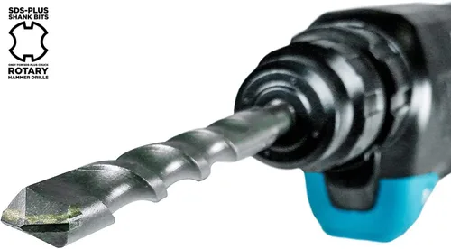Miniatura 7 de Makita SDS-Plus - Juego de brocas para martillos rotativos SDS+, 5 piezas, perforación agresiva para hormigón y mampostería, brocas con punta