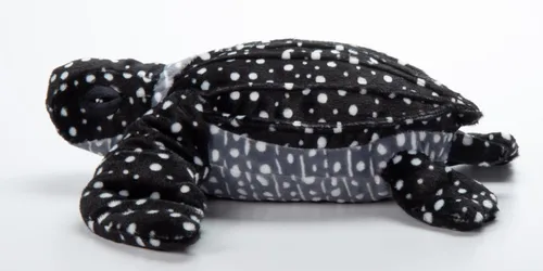 Miniatura 6 de The Petting Zoo Leatherback - Peluche de tortuga marina, regalos para niños, animales salvajes del océano Onez, juguete de peluche de tortuga marina