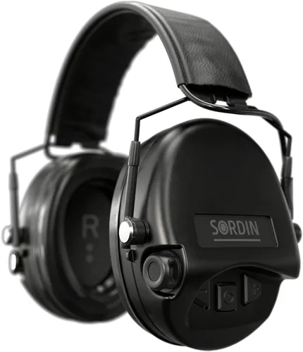 Miniatura 7 de Sordin MIL AUX SFA Ear Muffs - Active and Electronic Military Ear Defenders w/ 31 dB SNR Attenuation Ring - Tactical Earmuffs
