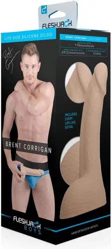 Miniatura 4 de Fleshlight Fleshjack Boy Brent Corrigan Consolador perfectamente moldeado