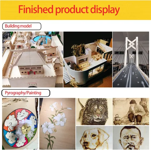 Miniatura 7 de SIWUCHYE Madera sin terminar, paquete de 15 hojas de tilo para manualidades, tablero de madera para casa, avión, barco, artes y manualidades