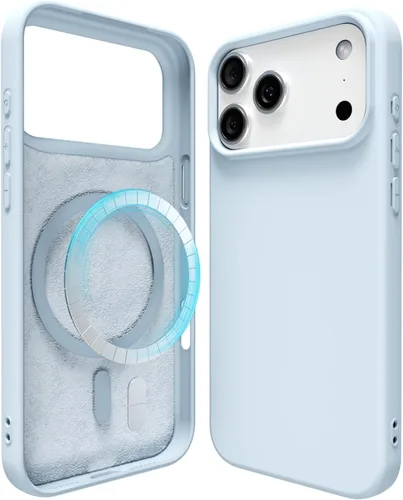 Miniatura 30 de oakxco Funda de silicona para iPhone 12 Pro Max, magnética, compatible con carga inalámbrica Magsafe, cubierta protectora de goma suave y delgada