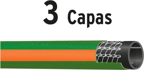Miniatura 2 de TRUPER MAN-10X1/2RE Mangueras reforzadas de 1/2", 3 capas, accesorios de plástico de 33 pies (32.8 ft)