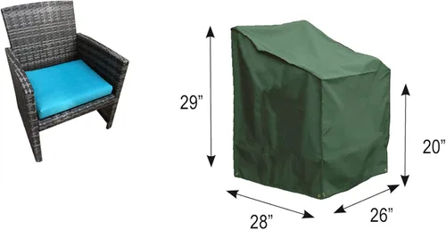 Miniatura 2 de Bosmere C572 Cubierta para Exterior, 26 "x 28" x 29", Verde