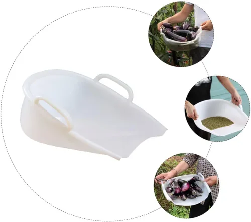 Miniatura 5 de GANAZONO Recogedor de mano multiusos de plástico grueso de limpieza para granos de cocina Contenedor Estilo aleatorio