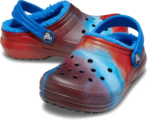 Miniatura 6 de Crocs Unisex-Child Classic Tie Dye Lined Clog Kids' Slippers