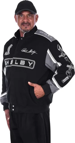 Miniatura 3 de JH DESIGN GROUP Shelby Logo Embroidered Sarga Jacket - Chaqueta de invierno de algodón para hombre