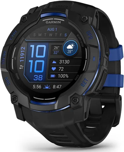Miniatura 2 de PlayBetter Garmin Instinct 3 Alpine Rush AMOLED (citrino, 1.772 in) caja de regalo de reloj inteligente GPS para exteriores, linterna integrada
