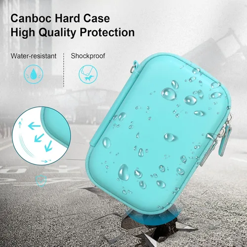 Miniatura 4 de Canboc Estuche rígido para Canon Ivy 2 Mini impresora fotográfica móvil inalámbrica Bluetooth impresora de cámara instantánea, bolsa de malla