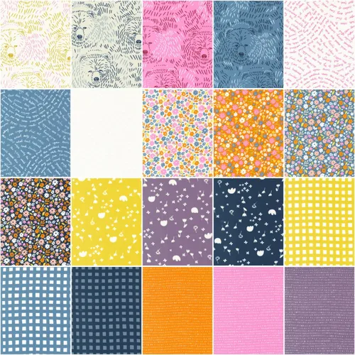 Miniatura 2 de Aneela Hoey Caléndula Capa Pastel 42 10 pulgadas Cuadrados Moda Fabrics 24600LC