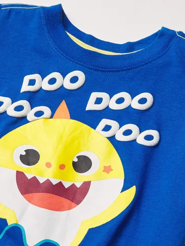 Miniatura 5 de Pinkfong - Sudadera con capucha para bebé, diseño de tiburón, camiseta y pantalón deportivo de 3 piezas, juego de traje de atletismo para niños