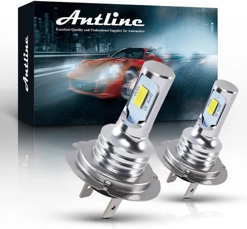 Miniatura 41 de Antline Bombilla LED H1 súper brillante, versión 3570 CSP-Chips LED antiniebla, repuesto DRL (paquete de 2)