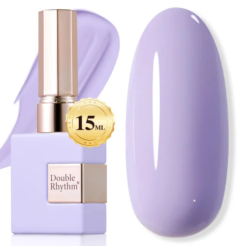 Miniatura 58 de Double Rhythm 15ml de esmalte de uñas en gel, color puro, mismo color, misma botella, esmalte de uñas de remoción para arte de manicura en salón