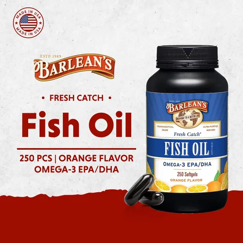 Miniatura 3 de Barlean's Suplemento Omega 3 de aceite de pescado, cápsulas blandas de ácidos grasos EPA y DHA para la salud de las articulaciones, el cerebro