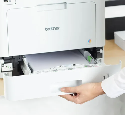 Miniatura 9 de Brother MFC-L8900CDW - Impresora láser inalámbrica todo en uno, color blanco, impresión de fax de escaneo de copia, pantalla táctil LED de 5