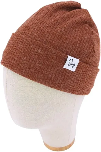 Miniatura 214 de Gorro de punto para recién nacido, para niños y niñas, con forro de satén sedoso, gorro para niños pequeños