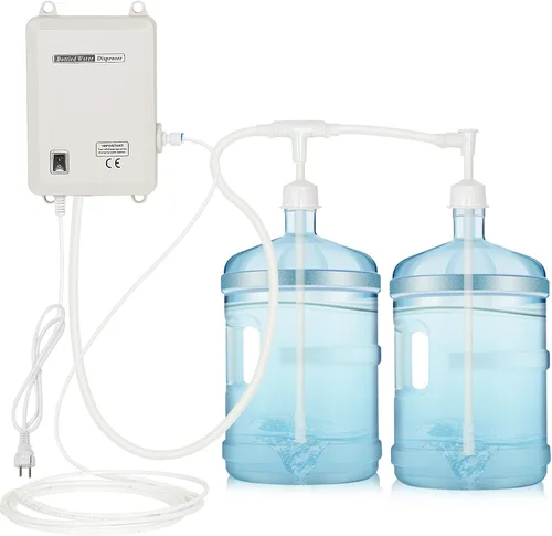 Miniatura 9 de Sistema de bomba dispensadora de agua embotellada TDRRICH, bomba de agua eléctrica para beber de un solo tubo, con caudal de 5 galones, potencia