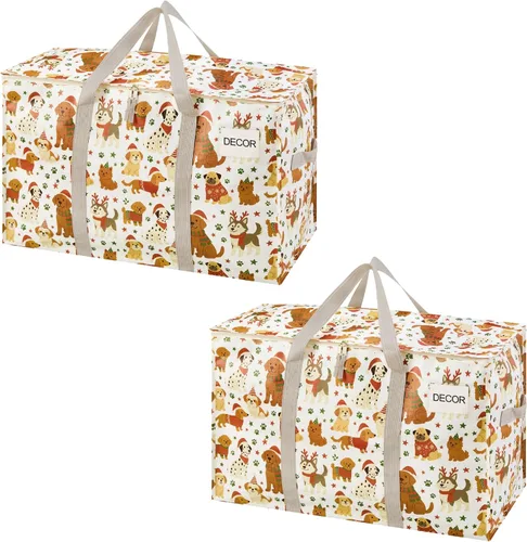 Miniatura 28 de VENO - Paquete de mudanzas, cajas de almacenamiento para embalaje universitario con tapas alternativas, para dormitorio, extragrande, asas