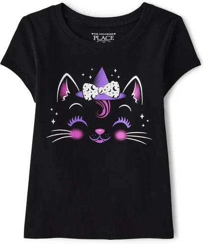 Miniatura 20 de The Children's Place Baby Girls' and Toddler All Holidays,Birthdays Short Sleeve Graphic T-Shirts