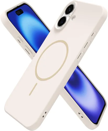 Miniatura 268 de oakxco Funda de silicona Mag Safe para iPhone 17 Pro Max, funda magnética delgada y fina compatible con carga inalámbrica MagSafe, bonita funda Negro