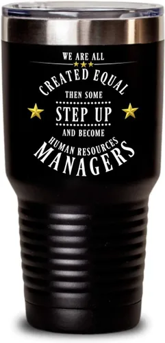 Miniatura 6 de Vaso para gerente de recursos humanos con diseño de gestión de recursos humanos, Negro